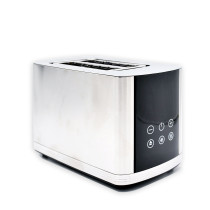 Prestige 2 Slice Touchscreen Toaster with Easy Touch Technology, Stainless Steel Wide Slot Toaster, Toaster with Digital Countdown Timer, Silver, PR81535