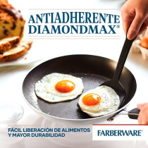 Farberware Cookstart Diamond Max Nonstick Cookware Pots and Pans Set, Nonstick Cookware Sets 15 Piece, Silver, FB22304