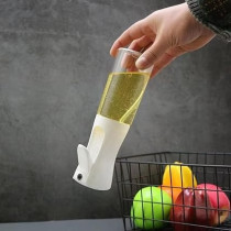 Yu Well Glass Spray Bottle, Olive Oil Sprayer, For BBQ, Salad, Baking, Grilling, White, 200 ml