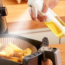Yu Well Glass Spray Bottle, Olive Oil Sprayer, For BBQ, Salad, Baking, Grilling, White, 200 ml