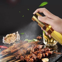 Yu Well Glass Spray Bottle, Olive Oil Sprayer, For BBQ, Salad, Baking, Grilling, Gold, 100 ml, 2 Pcs