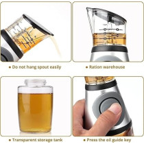 Yu Well Glass Spray Bottle, Olive Oil Sprayer, For BBQ, Salad, Baking, Grilling, Silver, 500 ml, 2 Pcs