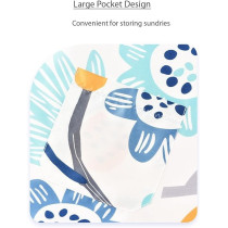 Yu Well Polyester Cooking Apron Adjustable Kitchen Apron Soft Waterproof Stainproof Chef Apron With Pocket For Women And Men, Artsy Flower