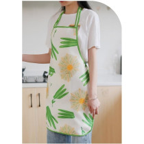 Yu Well Polyester Cooking Apron Adjustable Kitchen Apron Soft Waterproof Stainproof Chef Apron With Pocket For Women And Men, Artsy Leafy