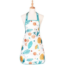 Yu Well Polyester Cooking Apron Adjustable Kitchen Apron Soft Waterproof Stainproof Chef Apron With Pocket For Women And Men, Artsy Berry