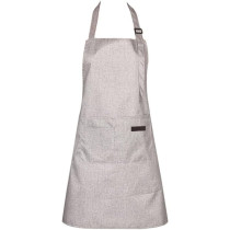 Yu Well Polyester Cooking Apron Adjustable Kitchen Apron Soft Waterproof Stainproof Chef Apron With Pocket For Women And Men, Classic Brown