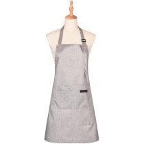 Yu Well Polyester Cooking Apron Adjustable Kitchen Apron Soft Waterproof Stainproof Chef Apron With Pocket For Women And Men, Classic Brown