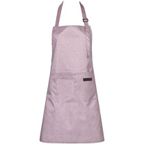 Yu Well Polyester Cooking Apron Adjustable Kitchen Apron Soft Waterproof Stainproof Chef Apron With Pocket For Women And Men, Classic Pink