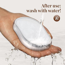 Yu Well Crystal Hair Remover For Men And Women Painless Reusable Epilator For Arms Legs Back And Other Body Parts, Silver, Pack Of 4