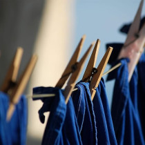 Yu Well Laundry Pegs, Set Of 24, Big Wooden Pegs, Crafts, Clothespins For Drying, Metal Spring, Natural, 24 Pc, Pack Of 1