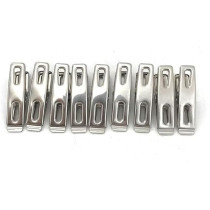 Yu Well Steel Clothes Pegs 20 Pc, Laundry Hanging Pins Used For Drying Clothes, Cloth Clips Easy To Use, Hanger Clips To Hold Clothes On Drying Line, 20 Pc, Pack Of 2