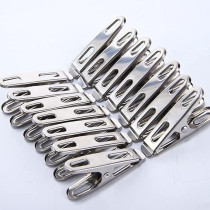 Yu Well Steel Clothes Pegs 20 Pc, Laundry Hanging Pins Used For Drying Clothes, Cloth Clips Easy To Use, Hanger Clips To Hold Clothes On Drying Line, 20 Pc, Pack Of 2