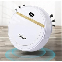 Yu Well Robot Vacuum Cleaner Tangle-Free Suction Slim, Automatic Self-Charging Robotic Vacuum Cleaner Daily Schedule Cleaning Ideal For Pet Hair Hard Floor And Low Pile Carpet, White, Hy03