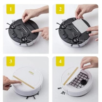 Yu Well Robot Vacuum Cleaner Tangle-Free Suction Slim, Automatic Self-Charging Robotic Vacuum Cleaner Daily Schedule Cleaning Ideal For Pet Hair Hard Floor And Low Pile Carpet, White, Hy03