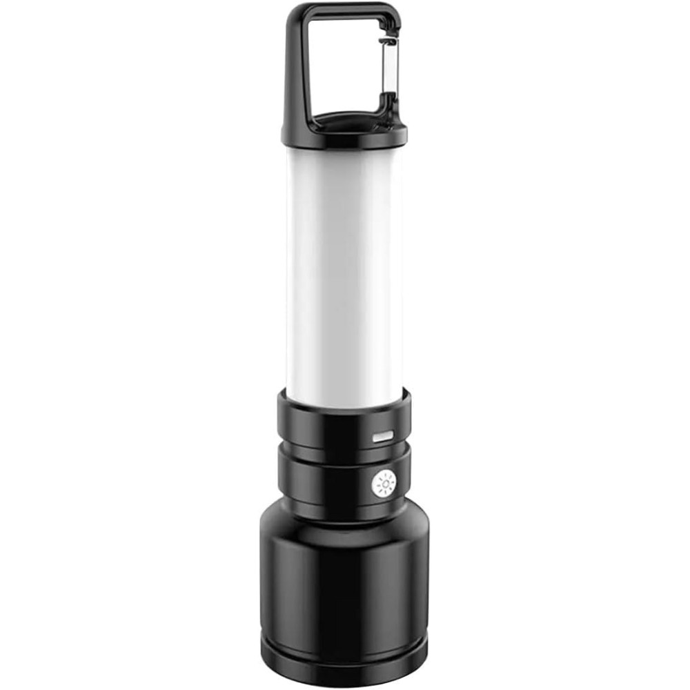 Yu Well Led Torch Light With Dual Light Source And Tail Hook For Fishing, 1, Black