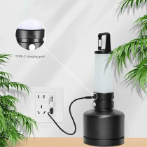 Yu Well Led Torch Light With Dual Light Source And Tail Hook For Fishing, 1, Black