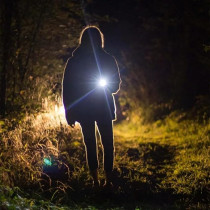 Yu Well Led Torch Light With Dual Light Source And Tail Hook For Fishing, 1, Grey