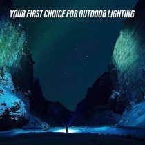 Yu Well Led Torch Light With Dual Light Source And Tail Hook For Fishing, 1, Grey