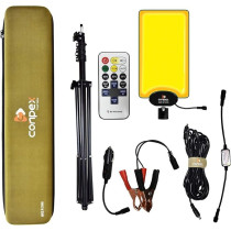 Yu Well Led Camping Light, Outdoor Light With Telescopic Tripod 1000W Remote Control For Fishing Garden Emergency Car Repair, 342 Led