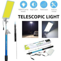 Yu Well 360 Degree Outdoor Multifunction Led Light With Remote Control Telescopic Light For Camping, Fishing, Car Repair, 800W, 5M-180LED