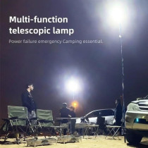Yu Well 360 Degree Outdoor Multifunction Led Light With Remote Control Telescopic Light For Camping, Fishing, Car Repair, 800W, 5M-180LED