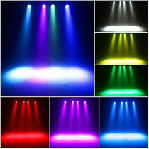 Yu Well RGB Stage Lighting 36 Led DJ Par Lights Uplighting For Events Sound Activated Remote And Dmx Control, RGB Disco Par Light For Wedding, Party, Concert And Festival