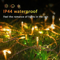 Yu Well Led Fairy Light Clear With Cable, 50 Meter, 500 LED, Warm White