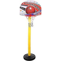 Yu Well Children Basketball Hoop Stand, Kids Basketball Stand Goal Toy Set With Ball And Pump For Different Age Boy Girl Indoor And Outdoor Fun Sport Activity Game Basketball Stand Adjustable Height