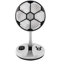 Yu Well Desktop Fan Foldable With Led Light, Type-C Charging, Portable Cooler Fan, Low Noise Air Cooling For Home Desk And Office