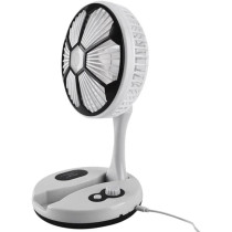 Yu Well Desktop Fan Foldable With Led Light, Type-C Charging, Portable Cooler Fan, Low Noise Air Cooling For Home Desk And Office