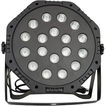Yu Well RGB Stage Lighting 18 LED DJ Par Lights Up-Lights For Events Sound Activated Remote And DMX Control, RGB Disco Par Light For Wedding, Party, Concert And Festival