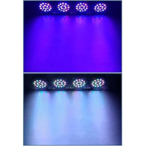 Yu Well RGB Stage Lighting 18 LED DJ Par Lights Up-Lights For Events Sound Activated Remote And DMX Control, RGB Disco Par Light For Wedding, Party, Concert And Festival