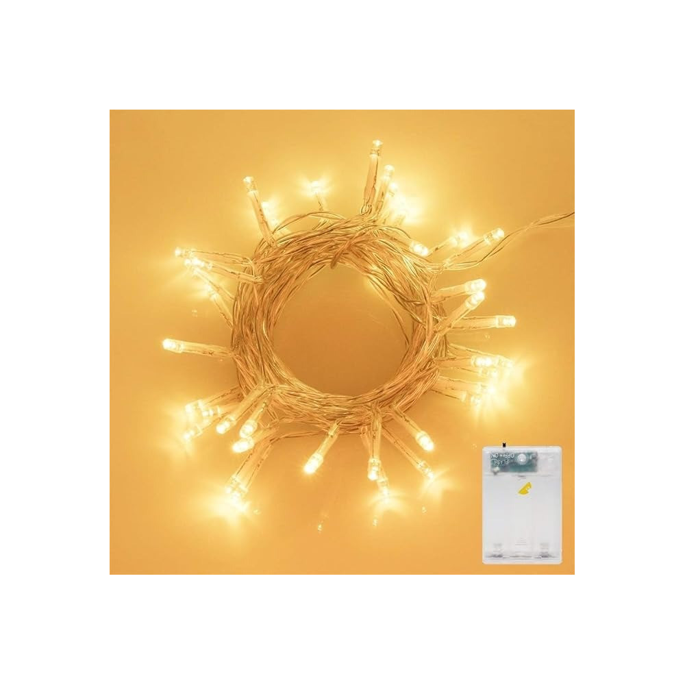 Yu Well LED Fairy Light For Wedding, Festival, Home , Warm White, 100 LED, 7 Meter
