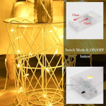 Yu Well LED Fairy Light For Wedding, Festival, Home, Warm White, 50 LED, 5 Meter
