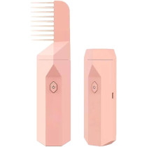 Yu Well Upgraded 2 In 1 Electric Comb Bakhoor Incense Burner Arabic Aroma Diffuser Mini USB Rechargeable For Personal Hair Care Home Office And Car, Pink