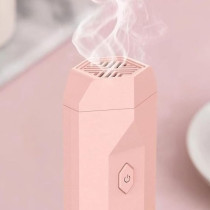 Yu Well Upgraded 2 In 1 Electric Comb Bakhoor Incense Burner Arabic Aroma Diffuser Mini USB Rechargeable For Personal Hair Care Home Office And Car, Pink