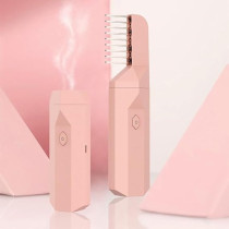 Yu Well Upgraded 2 In 1 Electric Comb Bakhoor Incense Burner Arabic Aroma Diffuser Mini USB Rechargeable For Personal Hair Care Home Office And Car, Pink