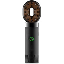 Yu Well New Electric Aroma Diffuser Comb And Car Incense Burner 2 in 1 Round Head Rechargeable Portable USB Type C Environment Aromatizer Electric Bukhoor Burner With Comb, Black