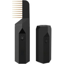 Yu Well New Electric Aroma Diffuser Comb And Car Incense Burner 2 In 1 Rechargeable Portable USB Type C Environment Aromatizer Electric Bukhoor Burner With Comb, Black