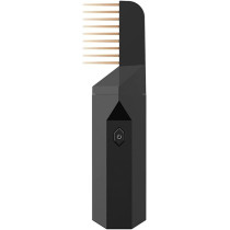 Yu Well New Electric Aroma Diffuser Comb And Car Incense Burner 2 In 1 Rechargeable Portable USB Type C Environment Aromatizer Electric Bukhoor Burner With Comb, Black