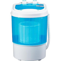 Yu Well Folding Washing Machine Mini Automatic Clothes Washing Machine Portable Lightweight Underwear Washer For Travel Camping Apartment Laundry, Blue, 4.5 Kg