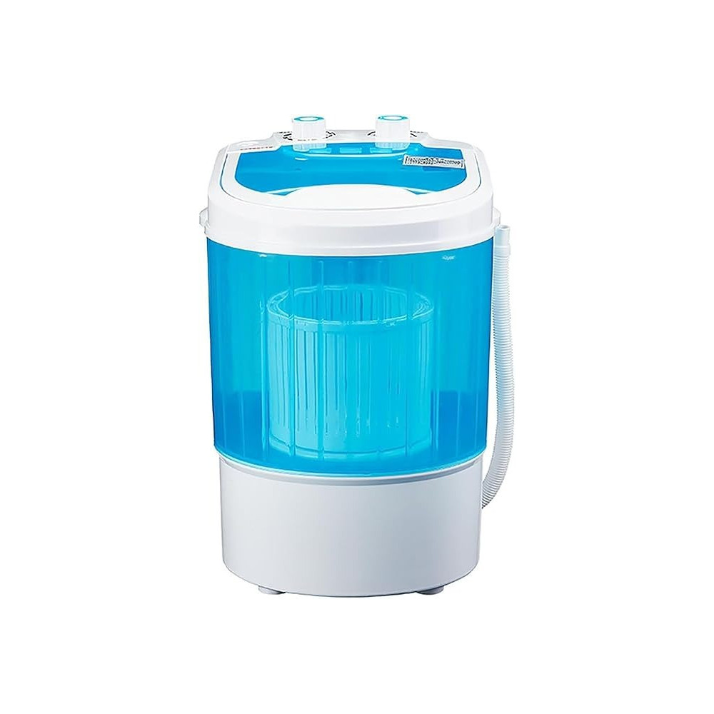Yu Well Folding Washing Machine Mini Automatic Clothes Washing Machine Portable Lightweight Underwear Washer For Travel Camping Apartment Laundry, Blue, 4.5 Kg