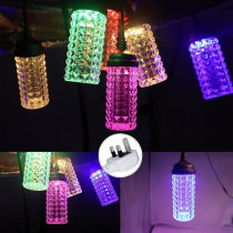 Yu Well Led String Lights Outdoor Mains Powered, Shatterproof Plastic Bulbs Waterproof Ip45 With 40 Led1W Bulbs For Outside Garden, Porch, Backyard, Bistro, Party Decoration, Corn Rgb 4 Set, 30M