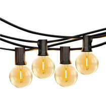 Yu Well Led String Lights Outdoor Mains Powered, Shatterproof Plastic Bulbs Waterproof Ip45 With 100 Led 1W Bulbs For Outside Garden, Porch, Backyard, Bistro, Party Decoration, Globe 4 Set, 30M