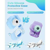 Yu Well Kids Camera, Toddler Camera For 3 4 5 6 7 8 Years Old, Hd Kids Digital Video Cameras, Children Selfie Camera Christmas Birthday Gifts For Girls Boys, 3-12, Blue, Model-1