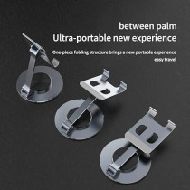 Yu Well Mobile Phone Tablet Stand, Multi-Segment Adjustable Swivel Desktop Stand With 3-Segment Regulation 360 Degree Swivel Base Desktop Stand With Reserved Charging Port, Black, 1Pcs