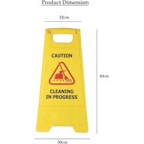 Yu Well Foldable Wet Floor, Cleaning In Progress, No Parking Sign Board