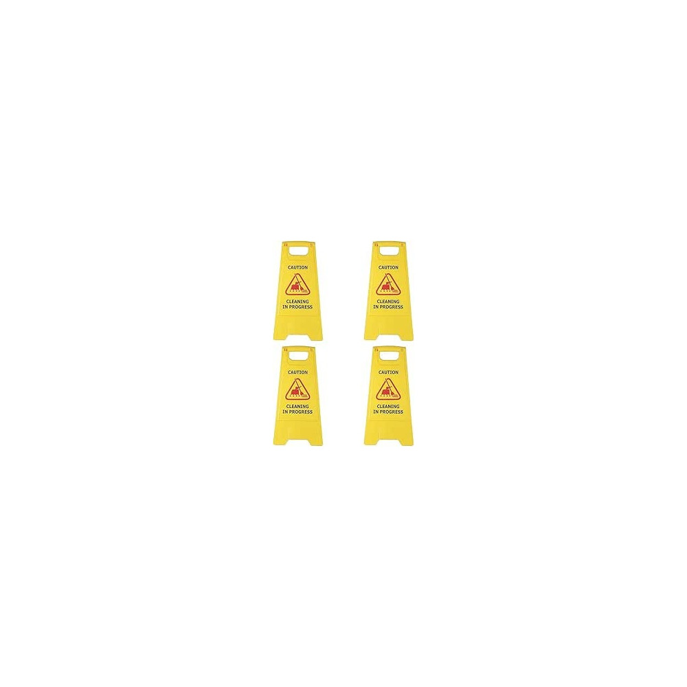 Yu Well Foldable Cleaning In Progress, Board, Pack Of 4