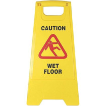 Yu Well Foldable Wet Floor Warning Board, Pack Of 4