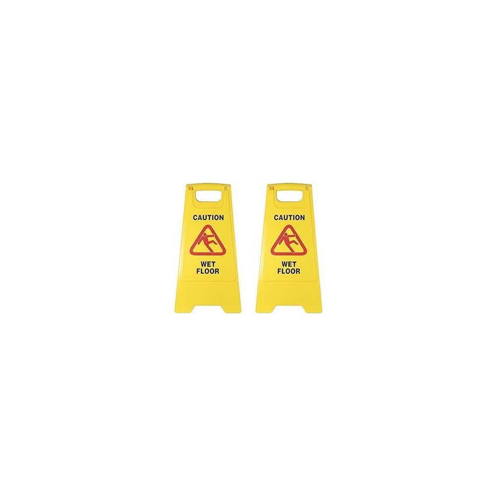 Yu Well Foldable Wet Floor Warning Board, Pack Of 2